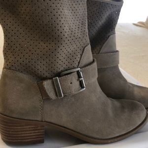Grayish Tan  suede boots from Sole Society